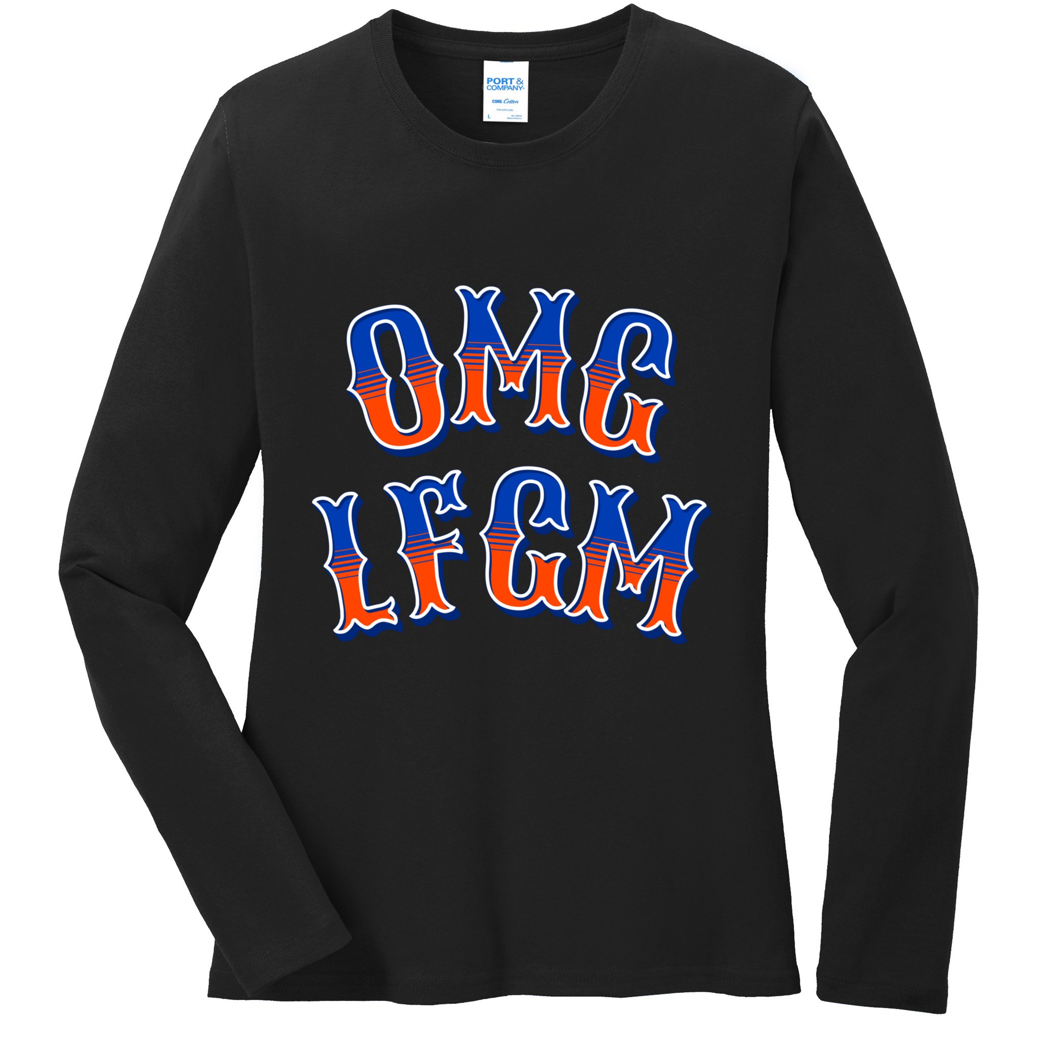 Omg Lfgm New York Ladies Long Sleeve Shirt