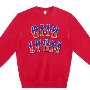 Omg Lfgm New York Premium Crewneck Sweatshirt