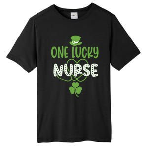 One Lucky Nurse Cute St Patrick’s Day Appreciation Nurses Gift Tall Fusion ChromaSoft Performance T-Shirt