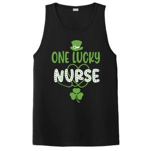 One Lucky Nurse Cute St Patrick’s Day Appreciation Nurses Gift PosiCharge Competitor Tank