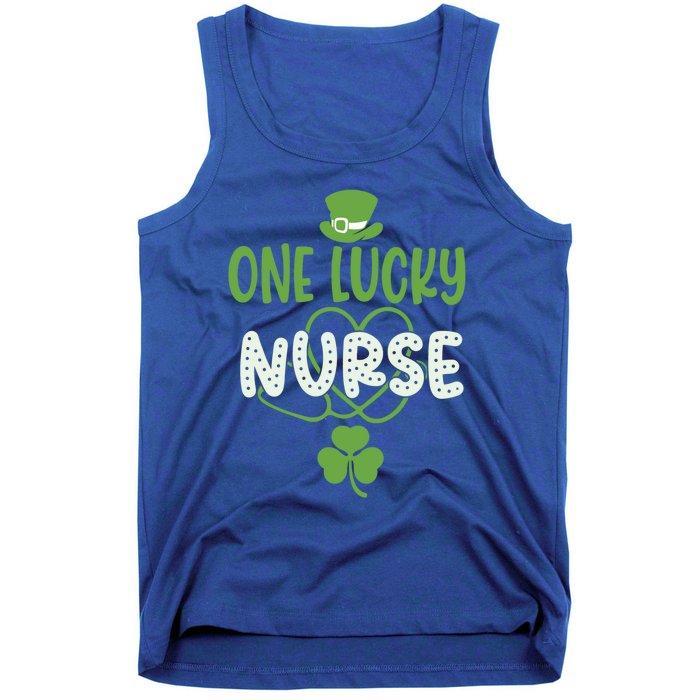 One Lucky Nurse Cute St Patrick’s Day Appreciation Nurses Gift Tank Top