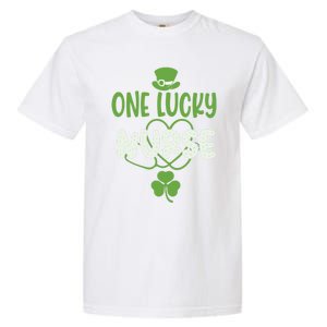 One Lucky Nurse Cute St Patrick’s Day Appreciation Nurses Gift Garment-Dyed Heavyweight T-Shirt