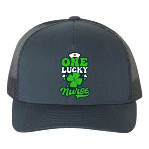 One Lucky Nurse Design St Patricks Nurse Gift Yupoong Adult 5-Panel Trucker Hat