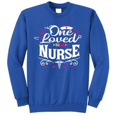 One Loved Nurse Valentines Day Gift Sweatshirt