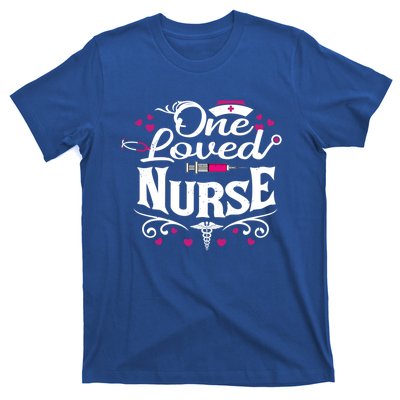 One Loved Nurse Valentines Day Gift T-Shirt