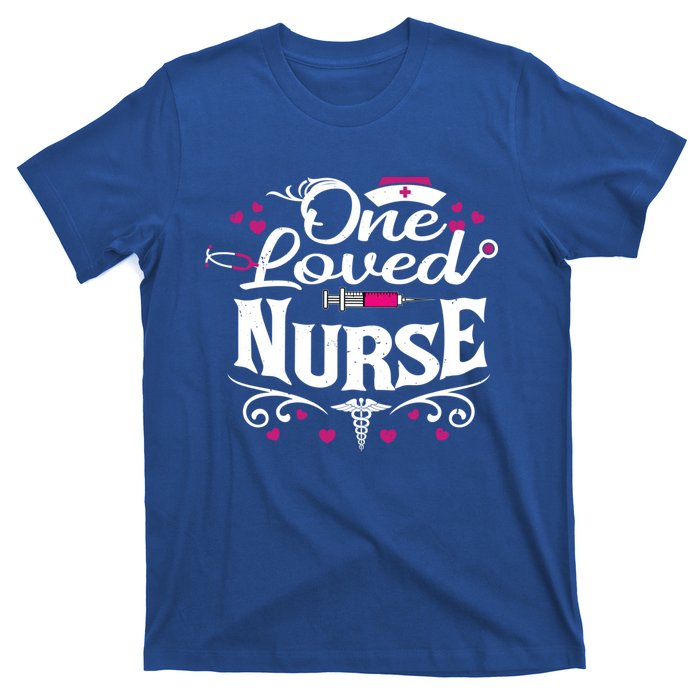 One Loved Nurse Valentines Day Gift T-Shirt