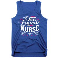 One Loved Nurse Valentines Day Gift Tank Top