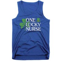 One Lucky Nurse St Patrick's Day Matching Students Nurses Gift Tank Top