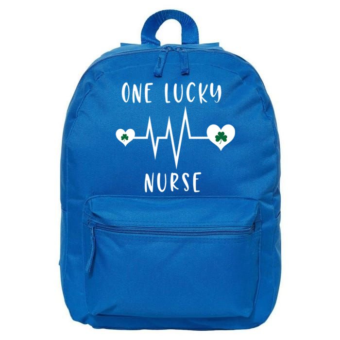 One Lucky Nurse St Patrick's Day Nursing Nurse Cute Gift 16 in Basic Backpack