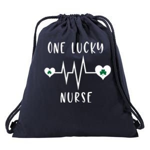 One Lucky Nurse St Patrick's Day Nursing Nurse Cute Gift Drawstring Bag