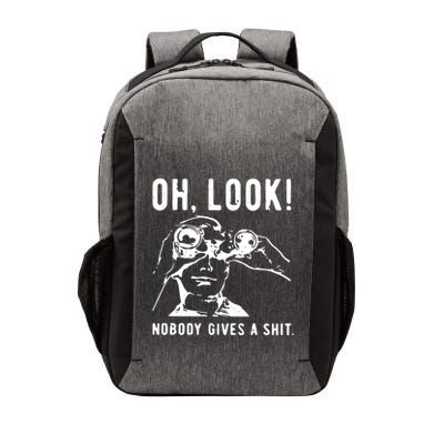 Oh Look Nobody Gives A Shit Offensive Men Nobody Cares Mocking Novelty Vector Backpack