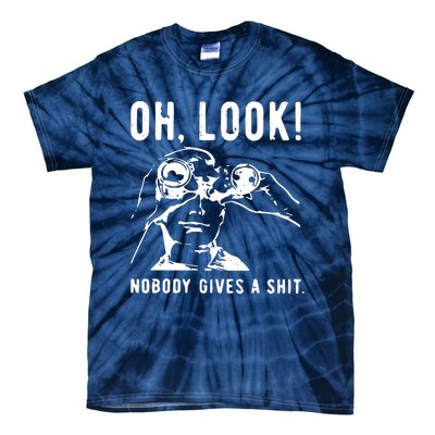 Oh Look Nobody Gives A Shit Offensive Men Nobody Cares Mocking Novelty Tie-Dye T-Shirt