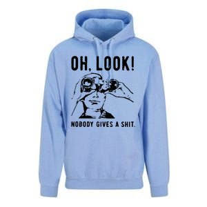 Oh Look Nobody Gives A Shit Offensive Men Nobody Cares Mocking Novelty Unisex Surf Hoodie