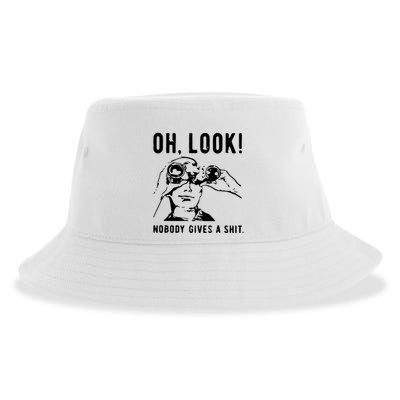 Oh Look Nobody Gives A Shit Offensive Men Nobody Cares Mocking Novelty Sustainable Bucket Hat