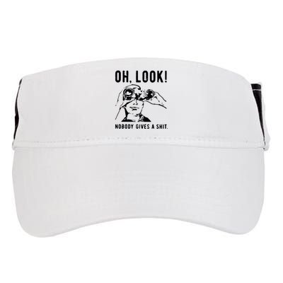 Oh Look Nobody Gives A Shit Offensive Men Nobody Cares Mocking Novelty Adult Drive Performance Visor