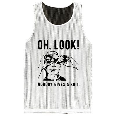 Oh Look Nobody Gives A Shit Offensive Men Nobody Cares Mocking Novelty Mesh Reversible Basketball Jersey Tank