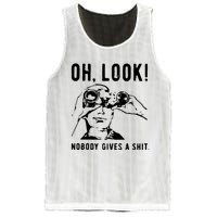 Oh Look Nobody Gives A Shit Offensive Men Nobody Cares Mocking Novelty Mesh Reversible Basketball Jersey Tank