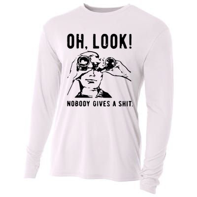 Oh Look Nobody Gives A Shit Offensive Men Nobody Cares Mocking Novelty Cooling Performance Long Sleeve Crew