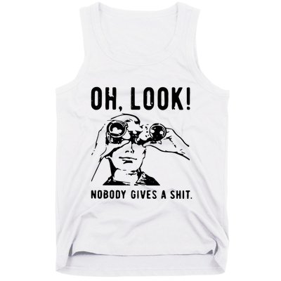 Oh Look Nobody Gives A Shit Offensive Men Nobody Cares Mocking Novelty Tank Top