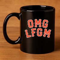 Omg Lfgm New York 11oz C Handle Ceramic Mug