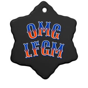 Omg Lfgm New York Ceramic Star Ornament