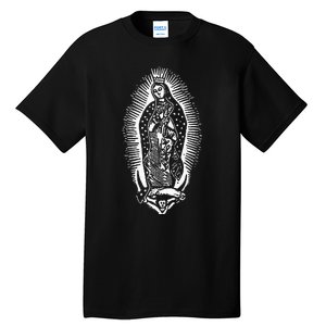 Our Lady Of Guadalupe Virgin Mary Mother Of Jesus Tall T-Shirt