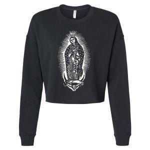 Our Lady Of Guadalupe Virgin Mary Mother Of Jesus Cropped Pullover Crew