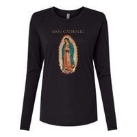 Our Lady Of Guadalupe Roman Catholic Gift Womens Cotton Relaxed Long Sleeve T-Shirt