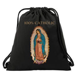 Our Lady Of Guadalupe Roman Catholic Gift Drawstring Bag