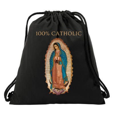 Our Lady Of Guadalupe Roman Catholic Gift Drawstring Bag