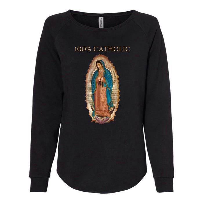 Our Lady Of Guadalupe Roman Catholic Gift Womens California Wash Sweatshirt