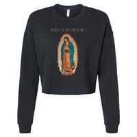 Our Lady Of Guadalupe Roman Catholic Gift Cropped Pullover Crew