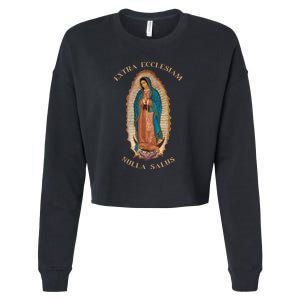 Our Lady Of Guadalupe Roman Catholic Gift Cropped Pullover Crew