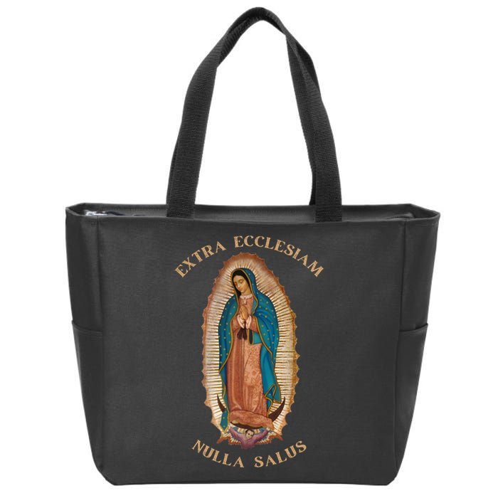 Our Lady Of Guadalupe Roman Catholic Gift Zip Tote Bag