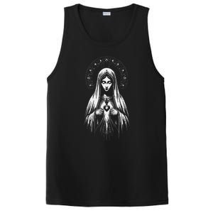 Our Lady Of Fatima Mother Mary Saint Mary Powerful Symbol PosiCharge Competitor Tank