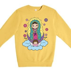 Our Lady Of Guadalupe Mexico Premium Crewneck Sweatshirt