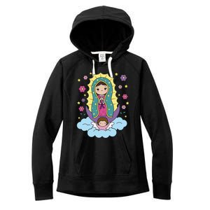 Our Lady Of Guadalupe Mexico Women's Fleece Hoodie