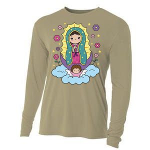 Our Lady Of Guadalupe Mexico Cooling Performance Long Sleeve Crew