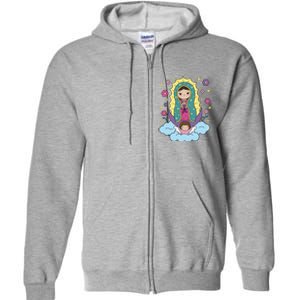 Our Lady Of Guadalupe Mexico Full Zip Hoodie