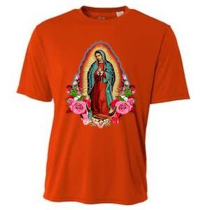 Our Lady Of Guadalupe Saint Virgin Mary Funny Gift Cooling Performance Crew T-Shirt