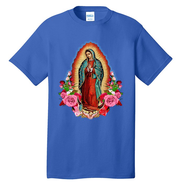 Our Lady Of Guadalupe Saint Virgin Mary Funny Gift Tall T-Shirt