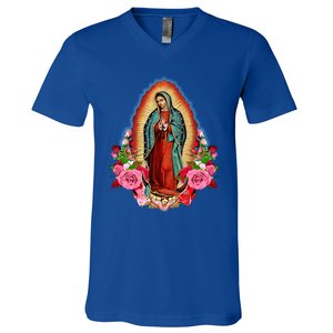 Our Lady Of Guadalupe Saint Virgin Mary Funny Gift V-Neck T-Shirt