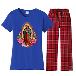 Our Lady Of Guadalupe Saint Virgin Mary Funny Gift Women's Flannel Pajama Set