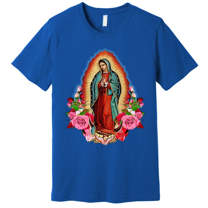 Our Lady Of Guadalupe Saint Virgin Mary Funny Gift Premium T-Shirt