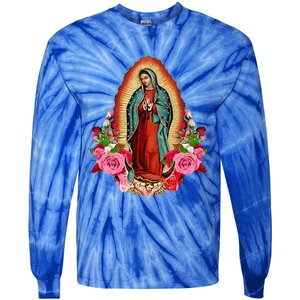 Our Lady Of Guadalupe Saint Virgin Mary Funny Gift Tie-Dye Long Sleeve Shirt