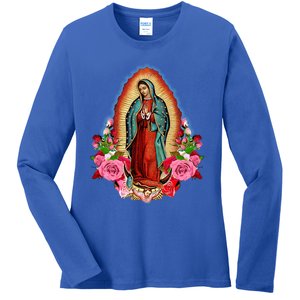 Our Lady Of Guadalupe Saint Virgin Mary Funny Gift Ladies Long Sleeve Shirt