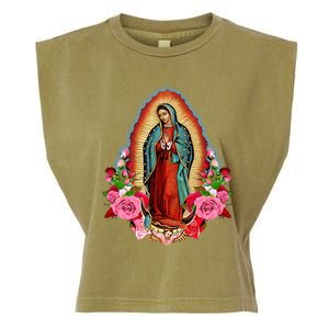 Our Lady Of Guadalupe Saint Virgin Mary Funny Gift Garment-Dyed Women's Muscle Tee