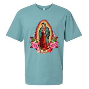 Our Lady Of Guadalupe Saint Virgin Mary Funny Gift Sueded Cloud Jersey T-Shirt