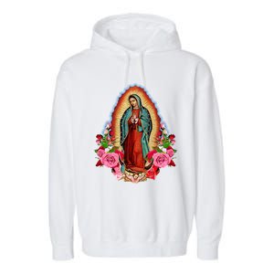 Our Lady Of Guadalupe Saint Virgin Mary Funny Gift Garment-Dyed Fleece Hoodie