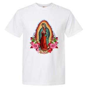 Our Lady Of Guadalupe Saint Virgin Mary Funny Gift Garment-Dyed Heavyweight T-Shirt